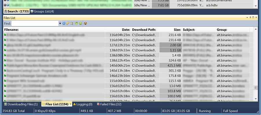 Completed Downloads