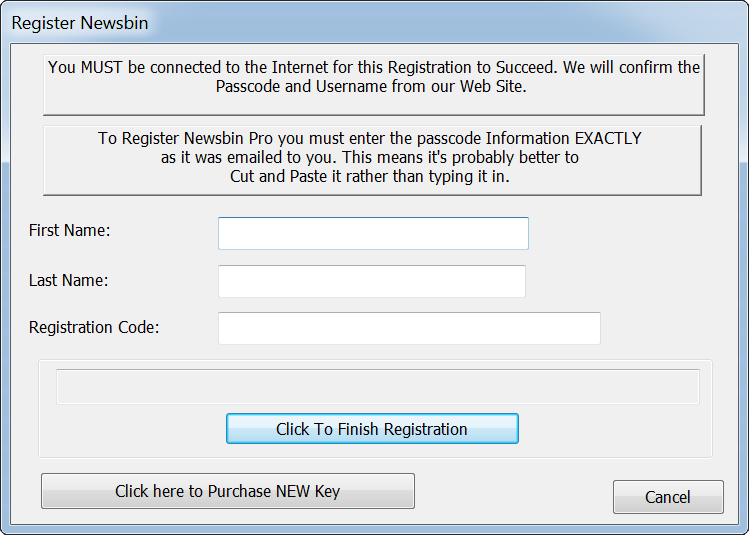 How to Register Newsbin Pro